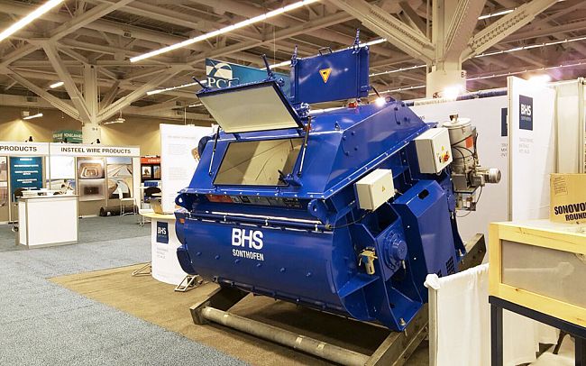 Двухвальный бетоносмеситель BHS - DKX 1.25